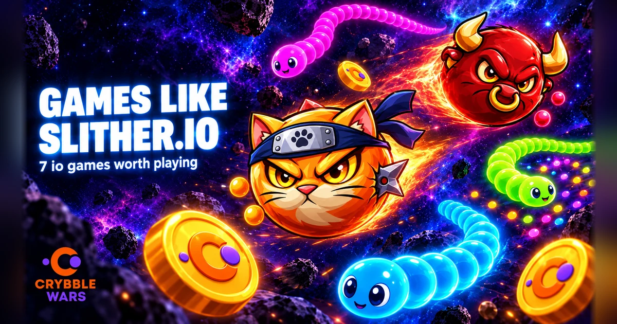 Game giống Slither.io: game rắn săn mồi io và hơn thế — Crybble Wars